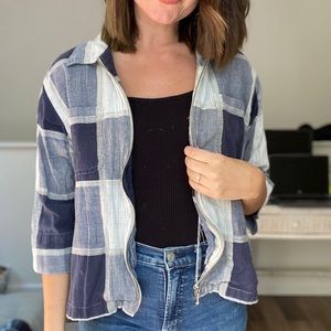Vintage Cropped Patchwork Jacket
